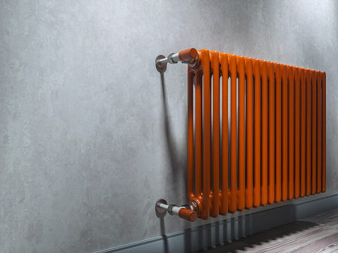 Indoor wall mounted heater